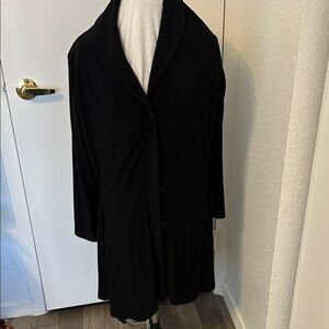 Elegant Black Women's Teddy Jacket